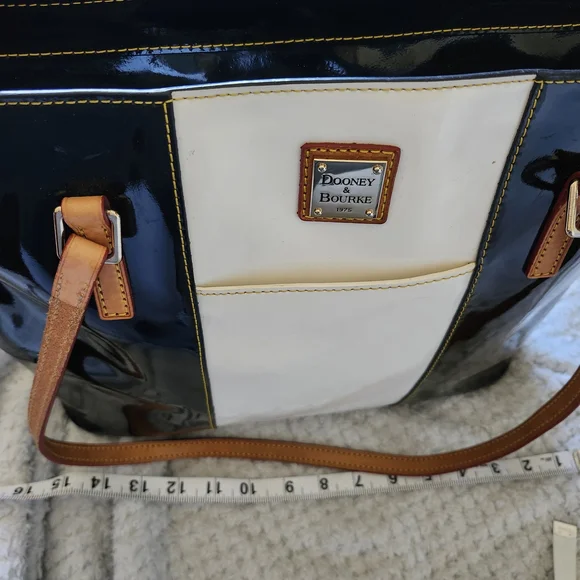 Dooney & Bourke Black and White Women\'s Bag Dooney and Bourke-Black & White Checkered-Canvas Handbag  main image 3